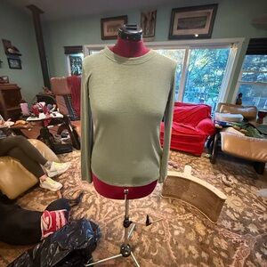 Banana Republic Green Long Sleeve Blouse